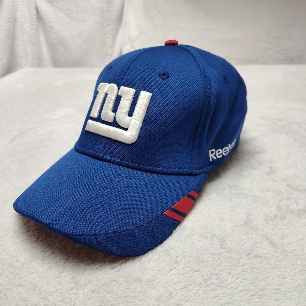 New York Giants Hat Cap Fitted Mens Medium Blue NFL Football Onfield Y2K Reebok